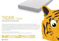 ABZ Tiger Koudschuim Ledikant Matras 60x120 cm
