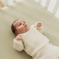 Aerosleep Hoeslaken Ledikant Olive 60 x 120 cm