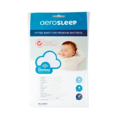 Aerosleep Hoeslaken Premium Wit 70 x 140 cm