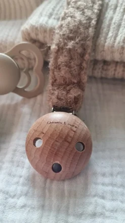 Animal Clip Teddy Off Beige