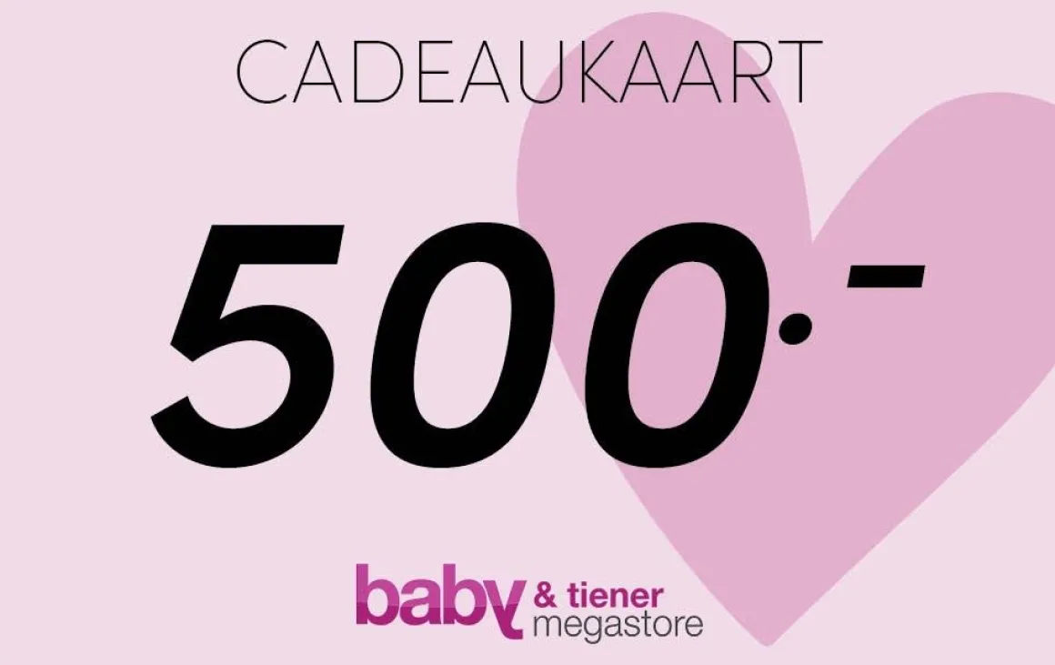 Baby & Tiener Megastore Cadeaubon 500 Euro