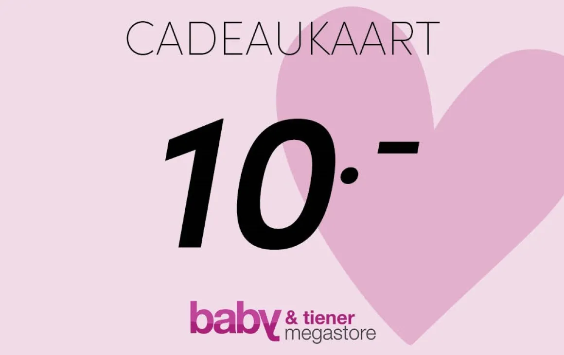 Baby & Tiener Megastore Cadeaubon 10 Euro