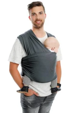 Babylonia Draagdoek Tricot-slen Bamboo Smokey Grey