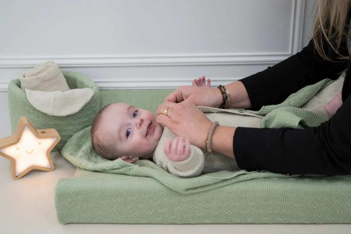 Baby's Only Aankleedkussenhoes Mood Laurel Green - 45x70