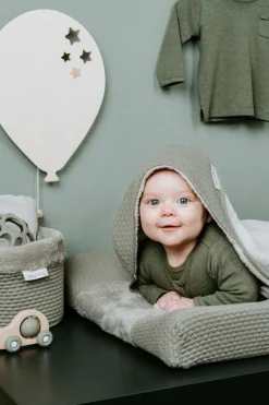 Baby's Only Aankleedkussenhoes Sky Urban Green