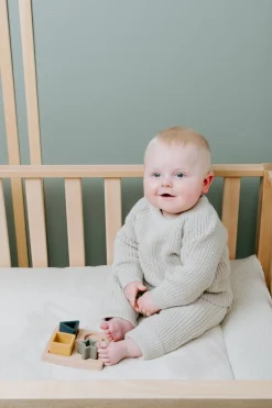 Baby's Only Boxkleed Sky Urban Green 75 x 95 cm