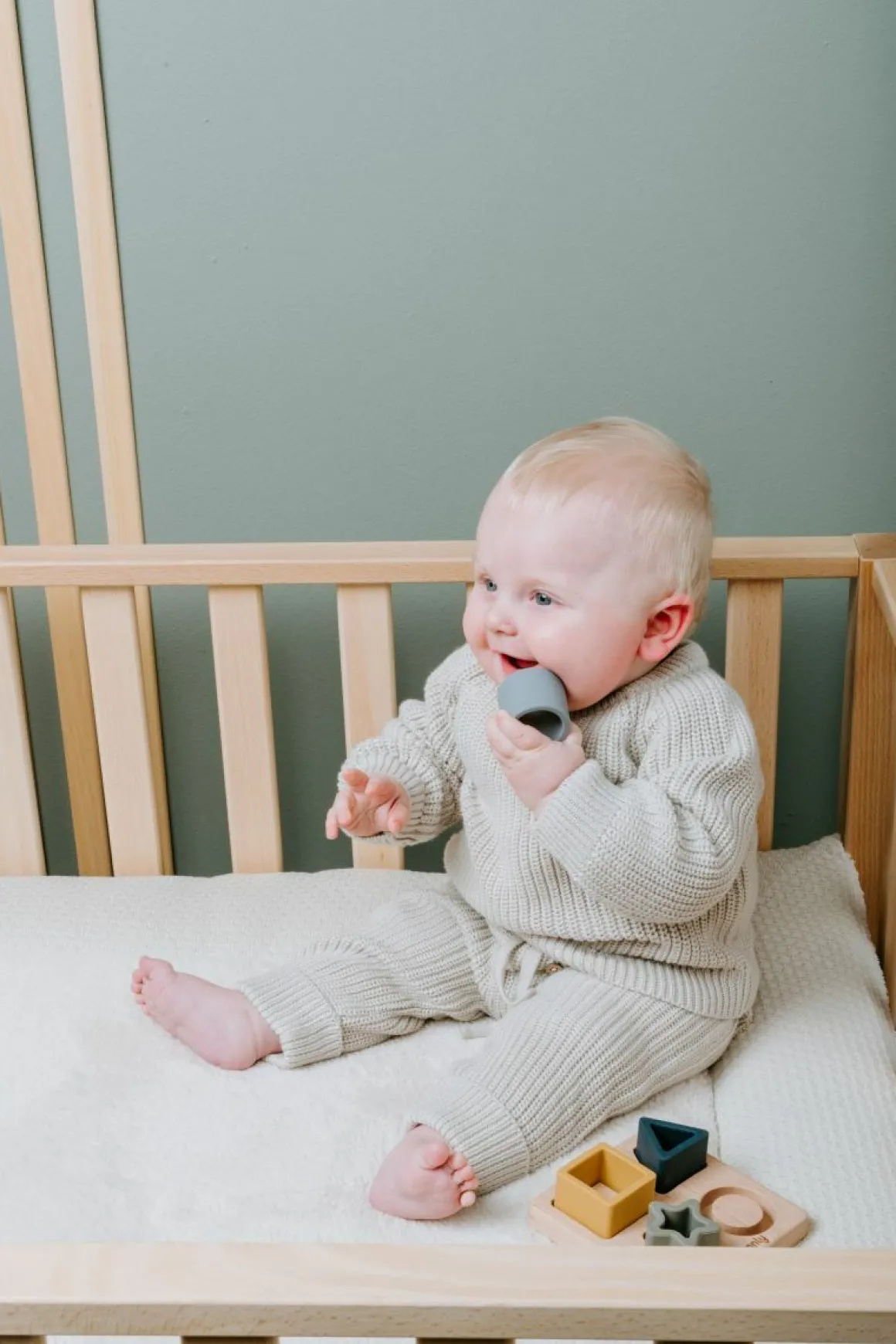 Baby's Only Boxkleed Sky Urban Taupe 75 x 95 cm