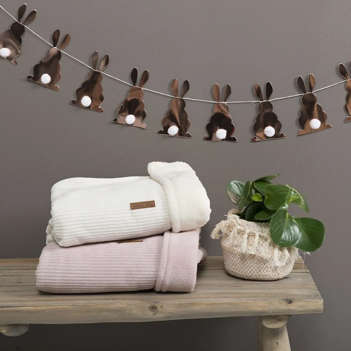 Baby's Only Ledikantdeken Teddy Sense Wit 100 x 135 cm