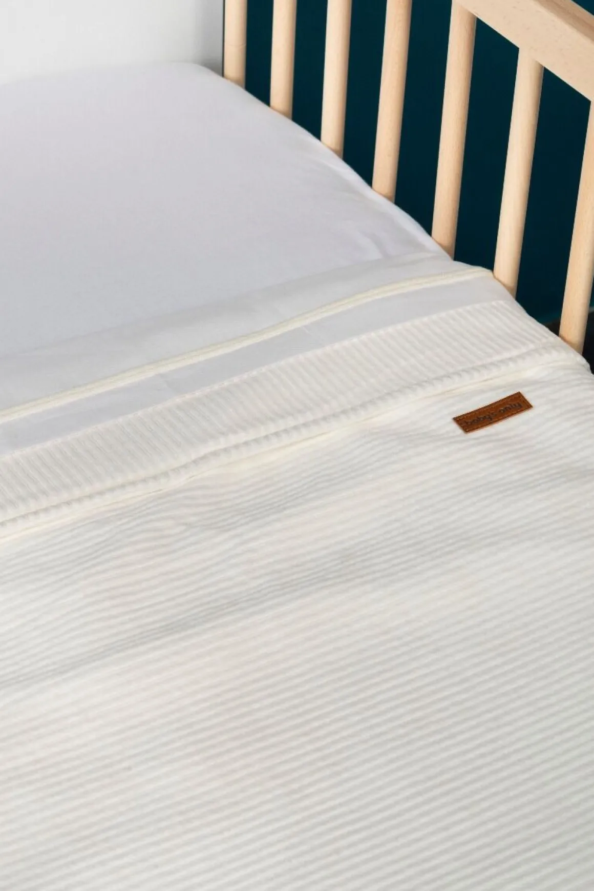 Baby's Only Ledikantdeken Sense Wit 100x135 cm