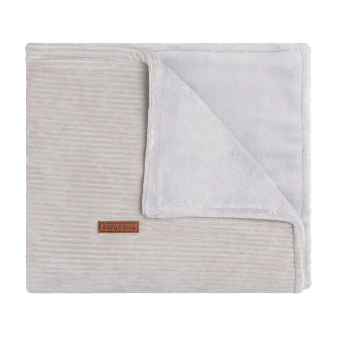 Baby's Only Ledikantdeken Teddy Sense Kiezelgrijs