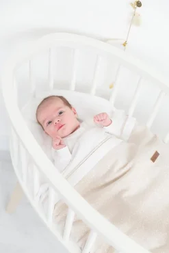 Baby's Only Ledikantlaken Sparkle Goud Ivoor Mêlee 120 x 150 cm