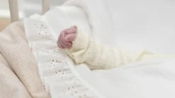 Baby's Only Ledikantlaken Calm wit - Met Ruffle