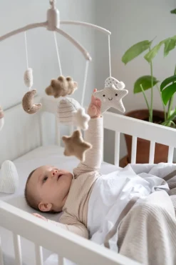 Baby's Only Muziekmobiel Heaven Clay/Warm Linen