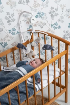 Baby's Only Muziekmobiel Sense Vintage Blue/Kiezelgrijs/Wit