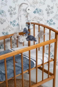 Baby's Only Muziekmobiel Sense Vintage Blue/Kiezelgrijs/Wit