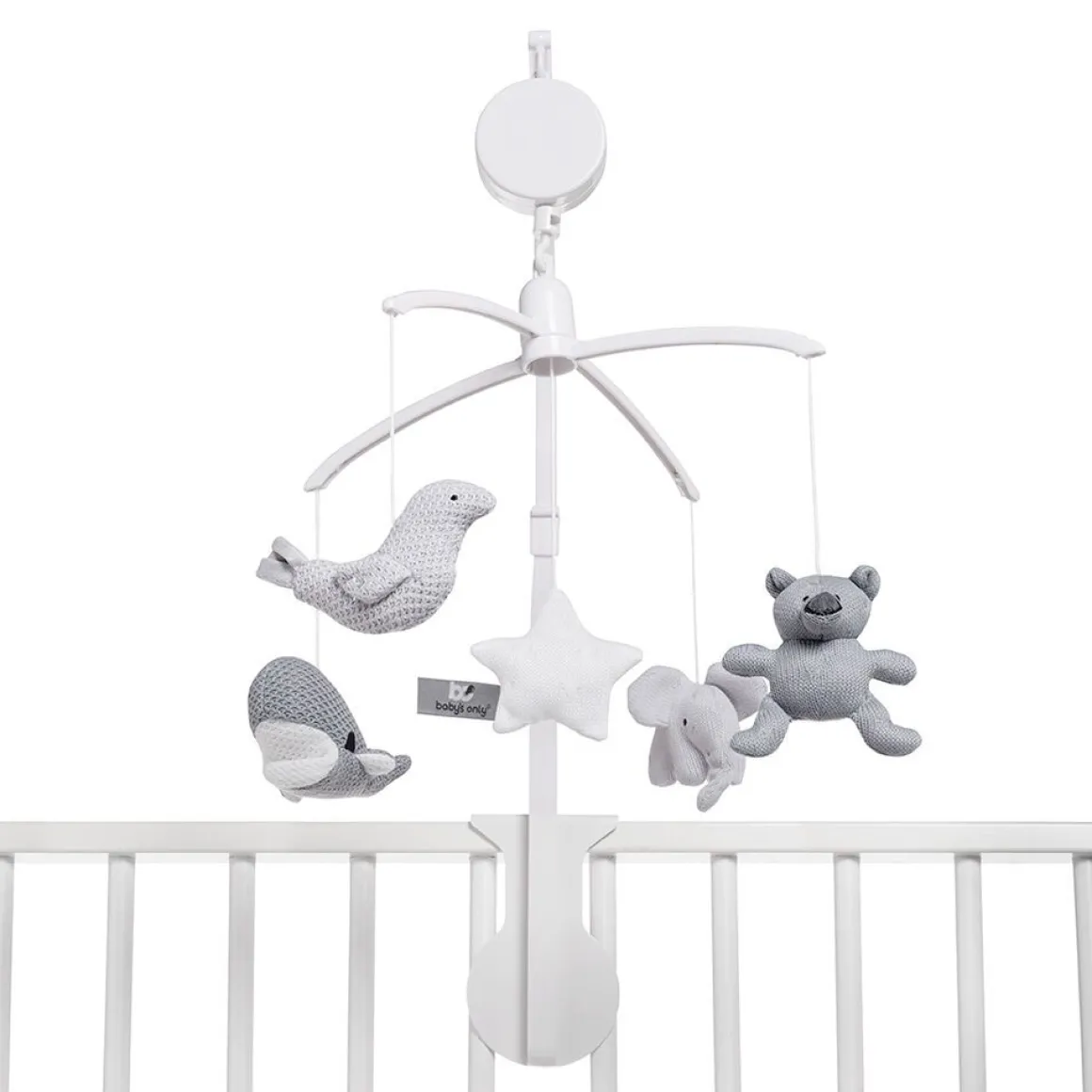 Baby's Only Muziekmobiel Zilvergrijs