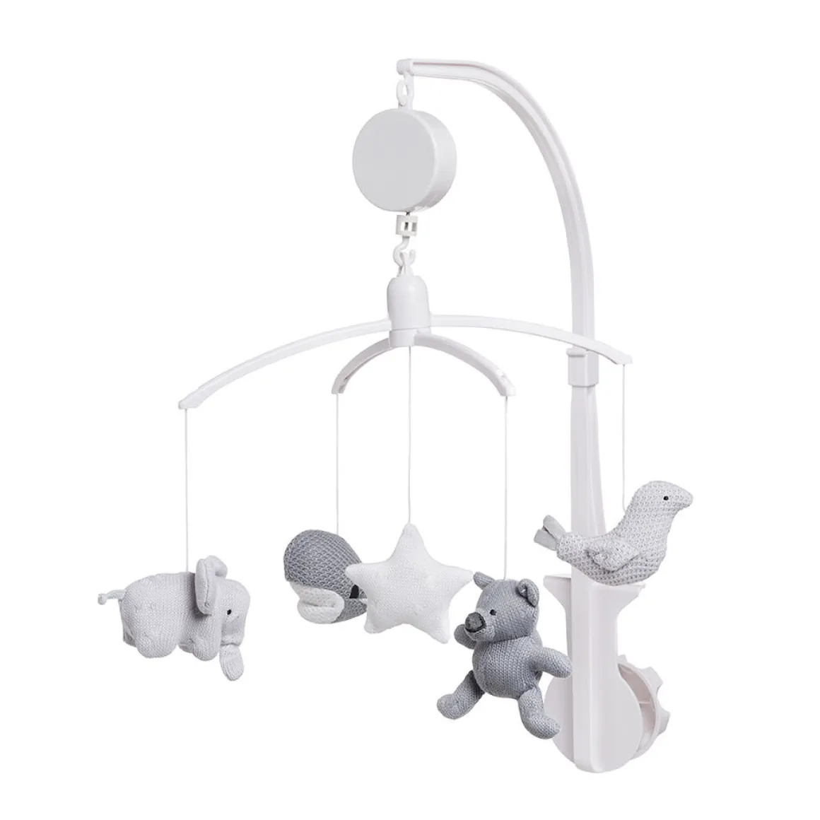 Baby's Only Muziekmobiel Zilvergrijs