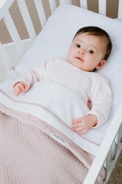 Baby's Only Wiegdeken Teddy Sky Oud Roze 70 x 95 cm