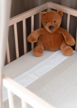 Baby's Only Wieglaken Calm wit - Met Broderie