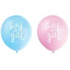 Ballonnen Gender Reveal Boy or Girl 30 cm 8 Stuks