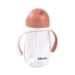 Beaba Drinkbeker Met Rietje 300ml - Terracotta