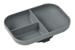 Beaba Siliconen Bord met Compartimenten en Zuignap - Mineral