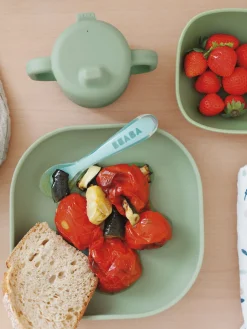 Beaba Siliconen Bord met Zuignap - Groen