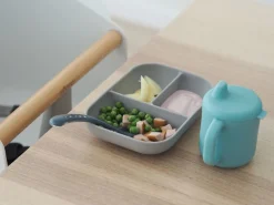 Beaba Siliconen Eetset Blauw