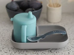 Beaba Siliconen Eetset Blauw