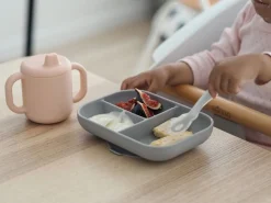 Beaba Siliconen Eetset Roze