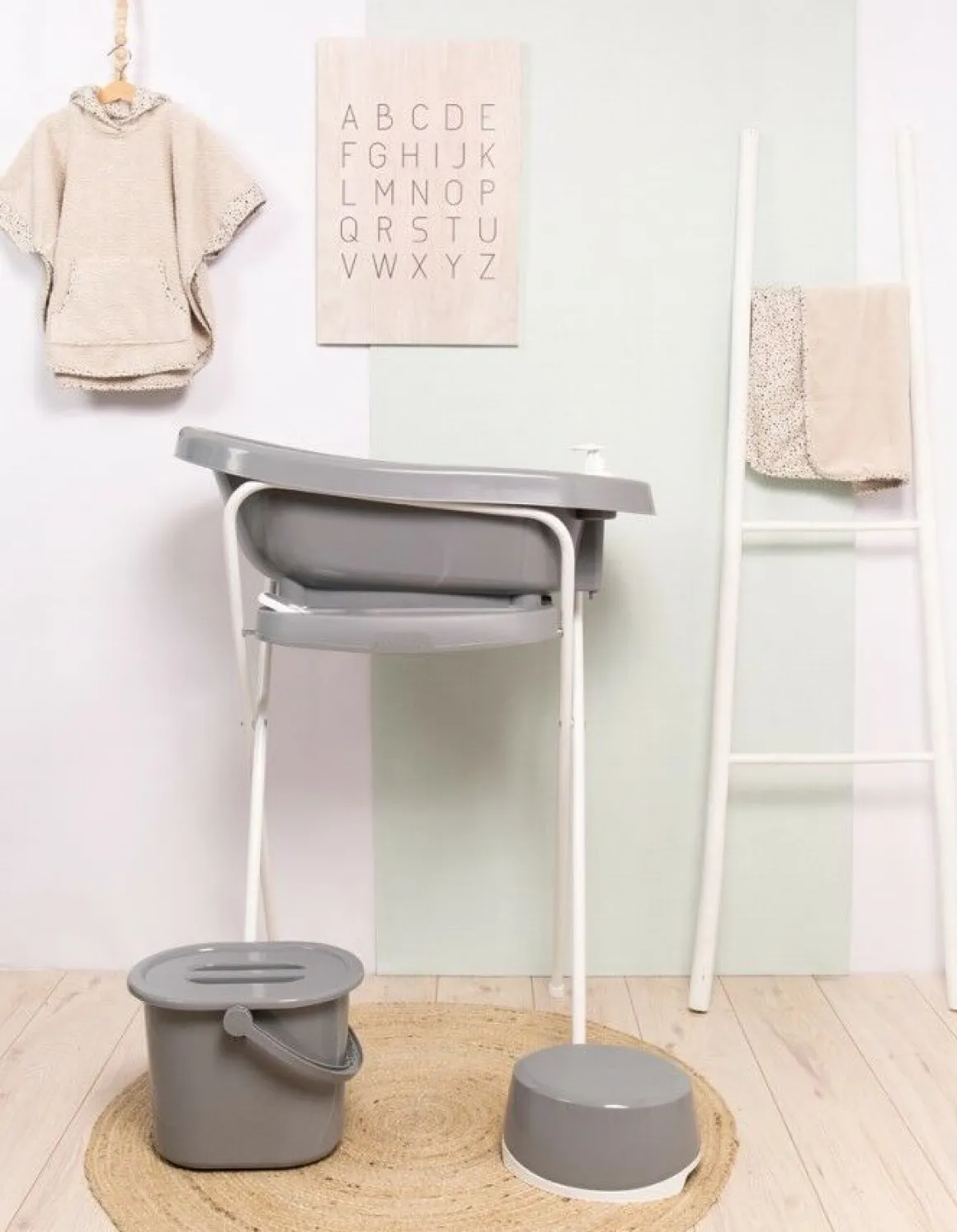 Bebe Jou Badstandaard Fabulous Griffin Grey 103 cm