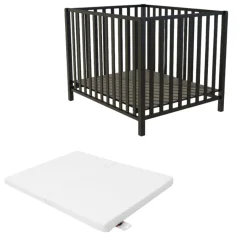 Bebies First Baby Box Sarah Zwart 76 x 95 cm Met Matras