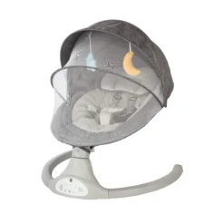 Bebies First Baby Swing Grijs