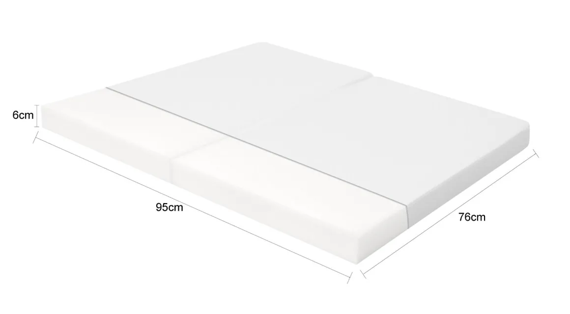 Bebies First Opvouwbaar Boxmatras 76 x 95 x 6 cm