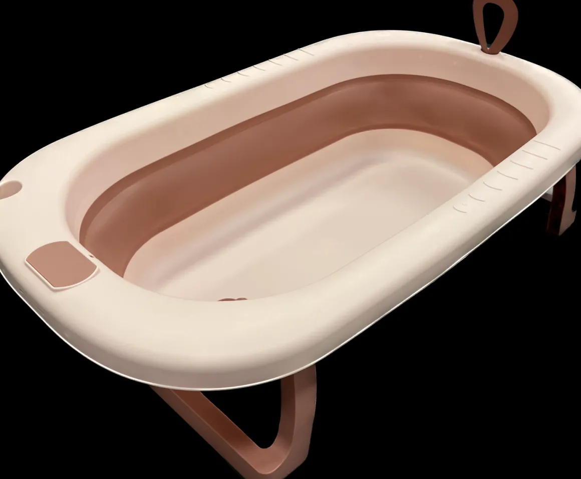 Bebies First Opvouwbaar Baby Badje Roze