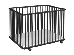 Bebies First Opvouwbare Baby Box Liam Zwart