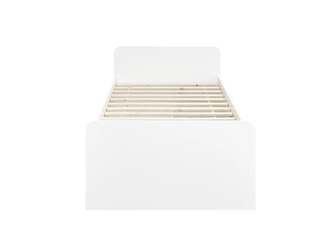 Bibo Kajuitbed Wit Inclusief Rol Lattenbodem