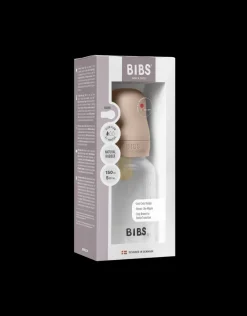 BIBS Baby Fles Rond Latex 150 ml Slow Flow Blush