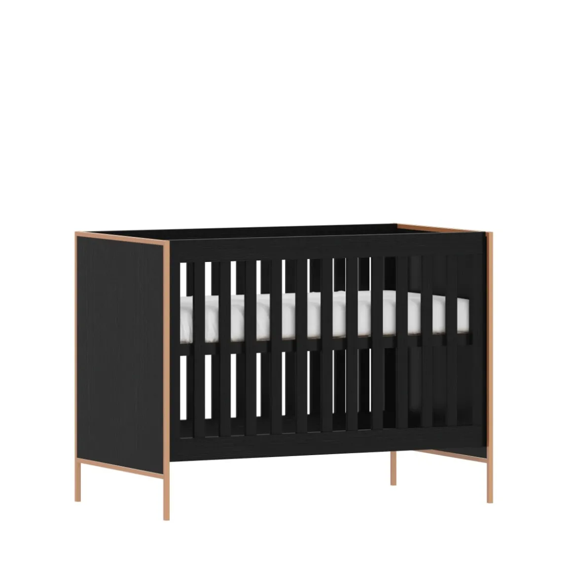 Born Lucky Baby Bed Monaco Zwart