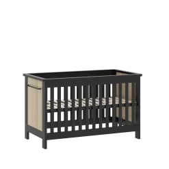 Born Lucky Baby Bed Zwart Oxford