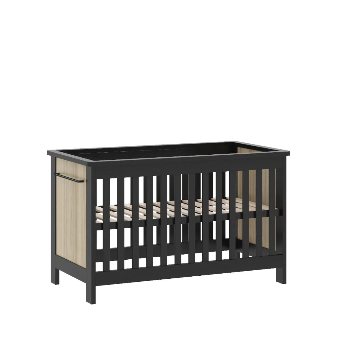 Born Lucky Baby Bed Zwart Oxford