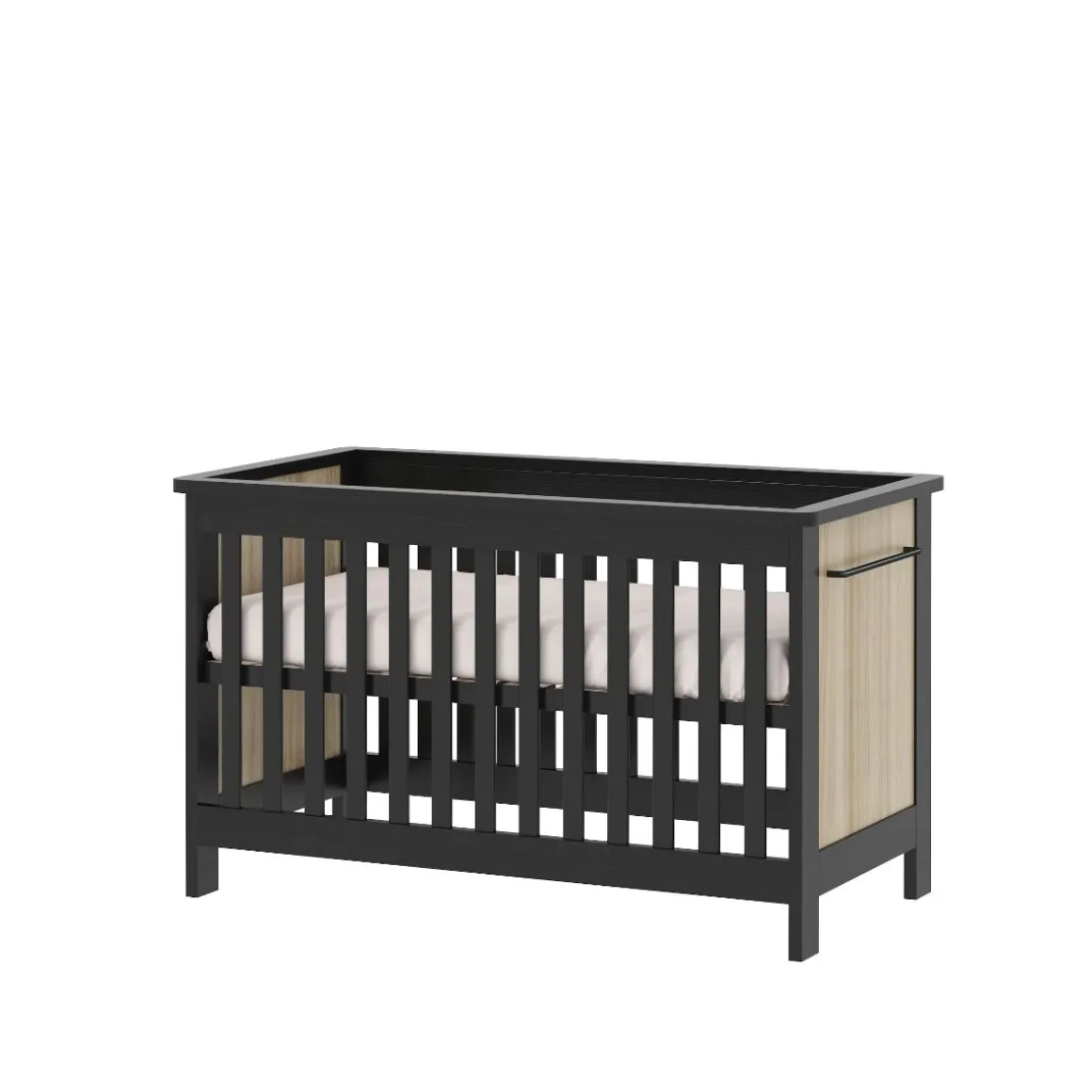 Born Lucky Baby Bed Zwart Oxford