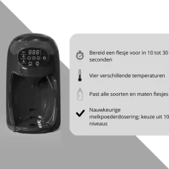 Born Lucky Babyccino Automatische Baby Melk Machine Zwart