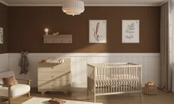 Born Lucky Babykamer Clay 2 Delig Baby Bed Joep + Commode Rome