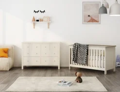 Born Lucky Babykamer Clay 2 Delig Baby Bed Geneve + Commode Bretagne