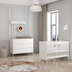 Born Lucky Babykamer Santiago Wit 2 Delig