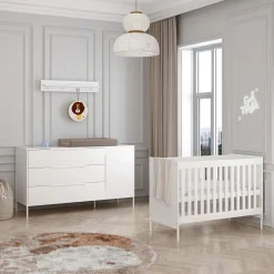 Born Lucky Babykamer Santiago Wit XL 2 Delig