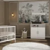 Born Lucky Babykamer Wit 2 Delig Baby Bed Joep + Commode Texas
