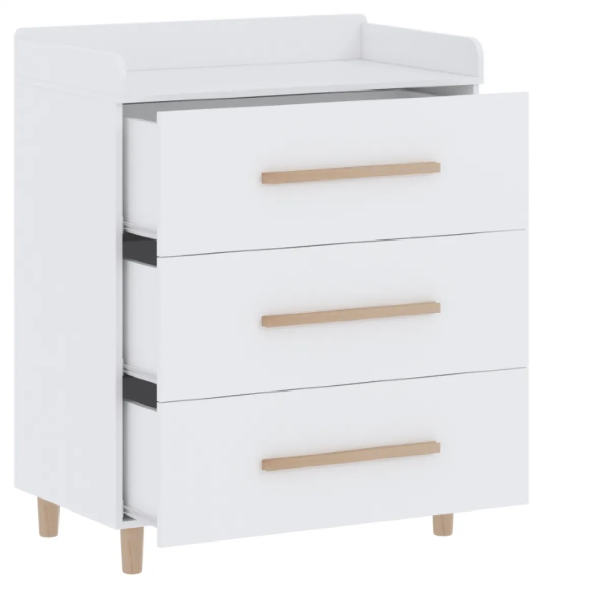 Born Lucky Babykamer Wit 2 Delig Baby Bed Joep + Commode Stockholm