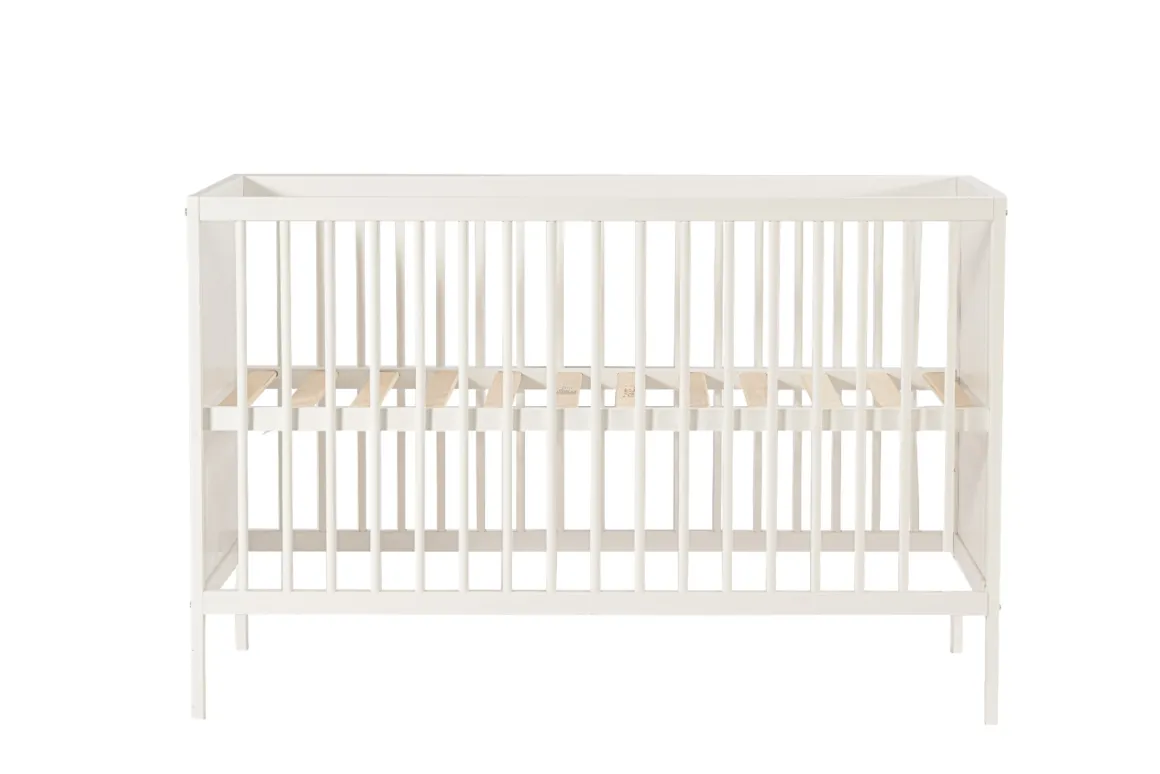 Born Lucky Babykamer Wit 2 Delig Baby Bed Lola + Commode Bretagne